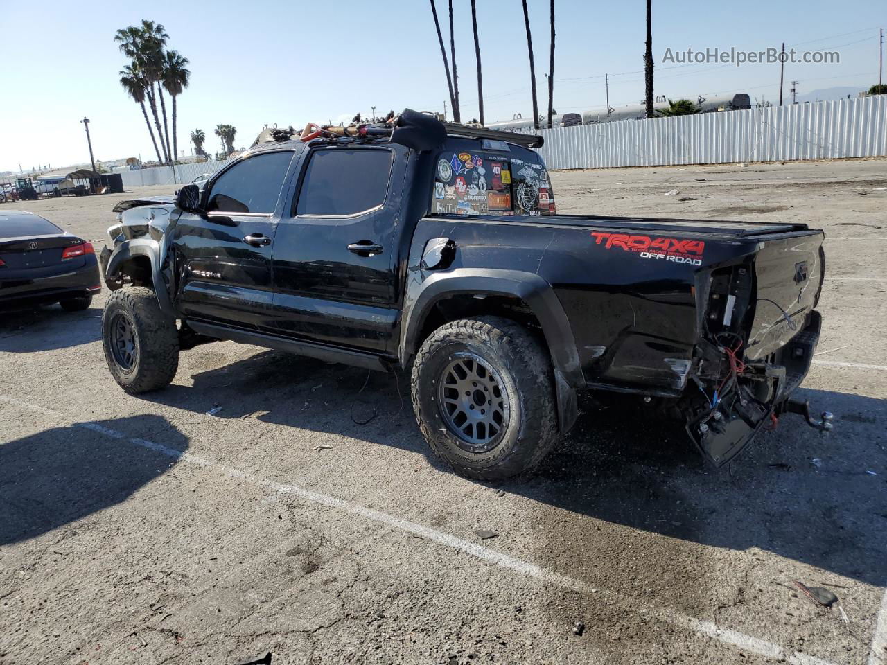 2020 Toyota Tacoma Double Cab Черный vin: 3TMCZ5AN0LM346268