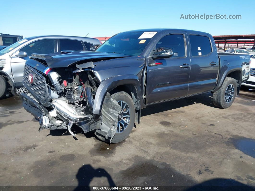 2021 Toyota Tacoma 4wd Sr/sr5/trd Sport Gray vin: 3TMCZ5AN0MM410570