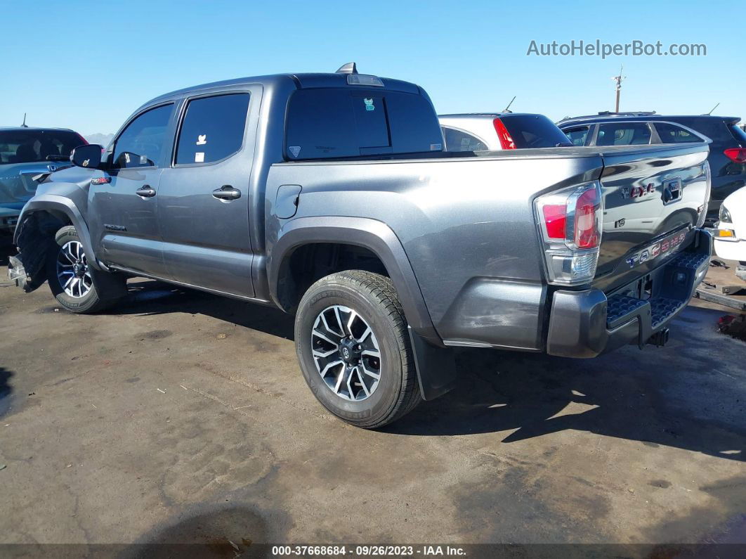 2021 Toyota Tacoma 4wd Sr/sr5/trd Sport Gray vin: 3TMCZ5AN0MM410570