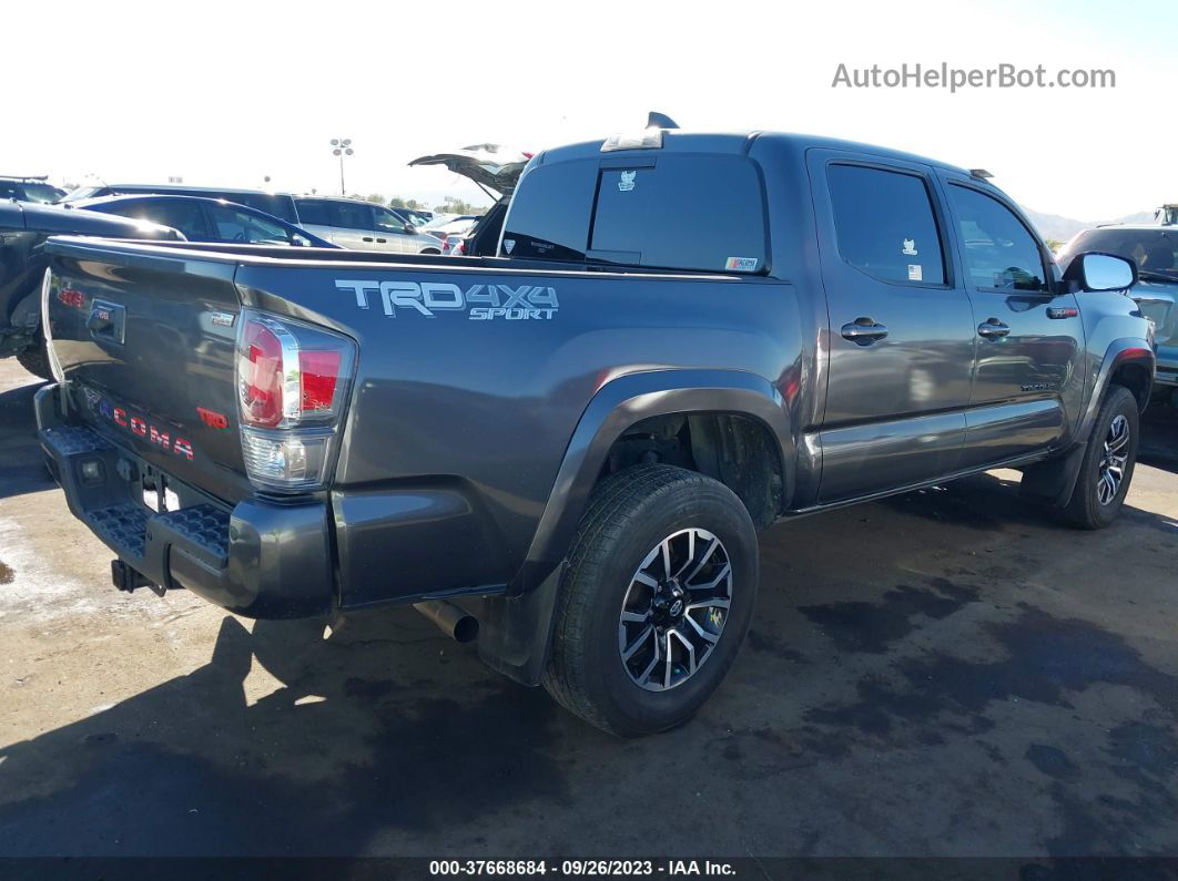 2021 Toyota Tacoma 4wd Sr/sr5/trd Sport Gray vin: 3TMCZ5AN0MM410570