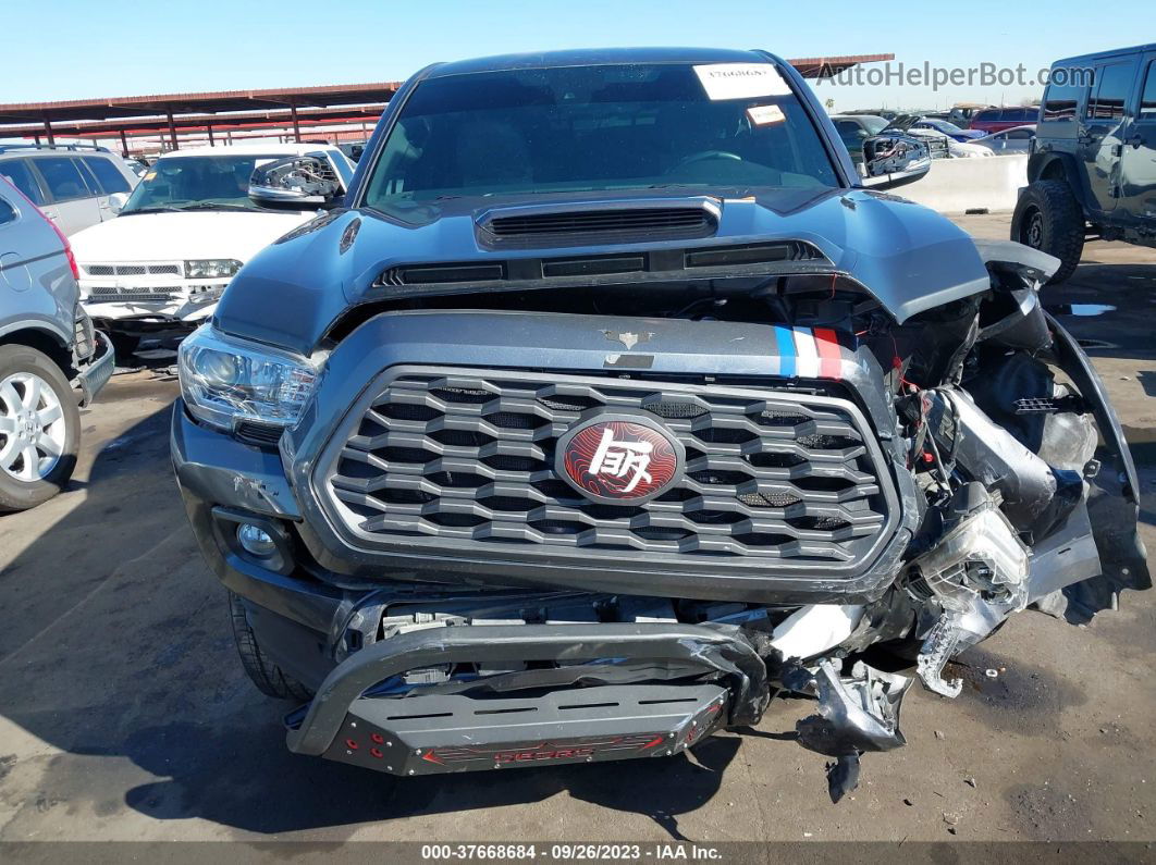 2021 Toyota Tacoma 4wd Sr/sr5/trd Sport Gray vin: 3TMCZ5AN0MM410570