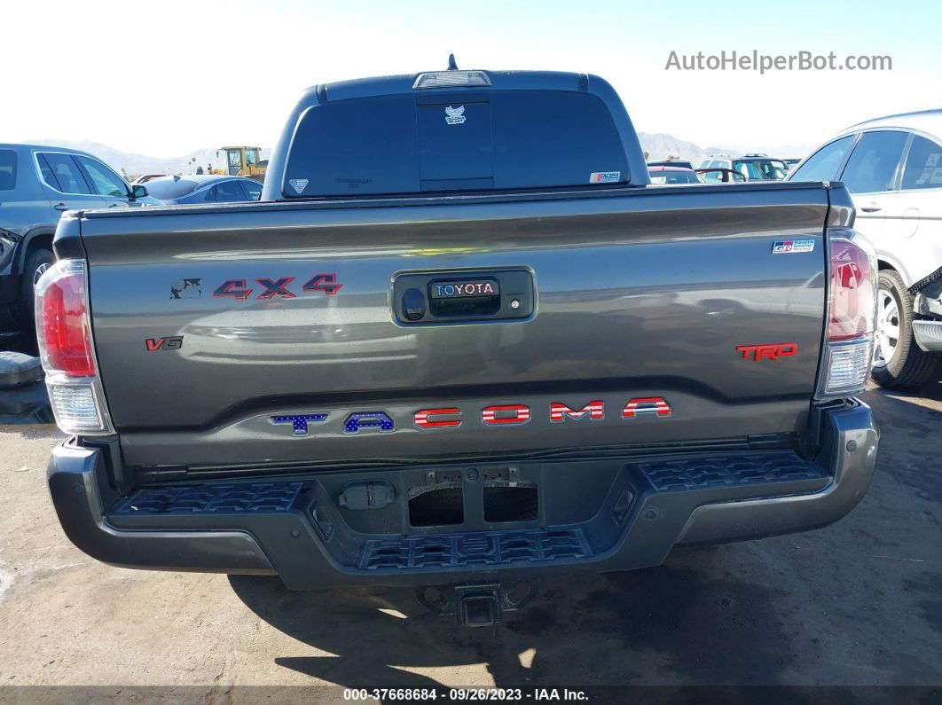 2021 Toyota Tacoma 4wd Sr/sr5/trd Sport Gray vin: 3TMCZ5AN0MM410570