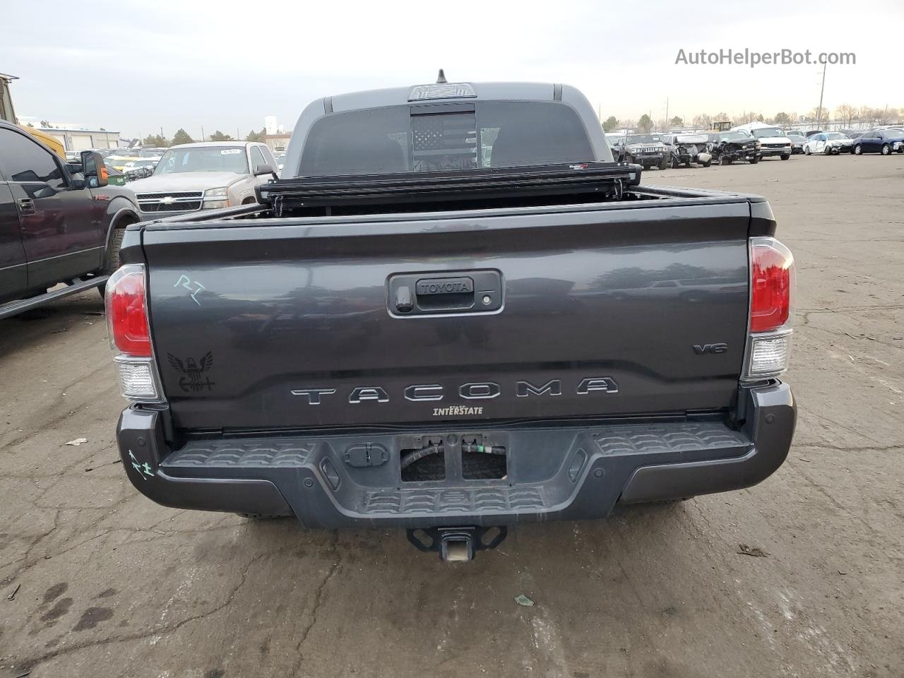 2021 Toyota Tacoma Double Cab Серый vin: 3TMCZ5AN0MM428695