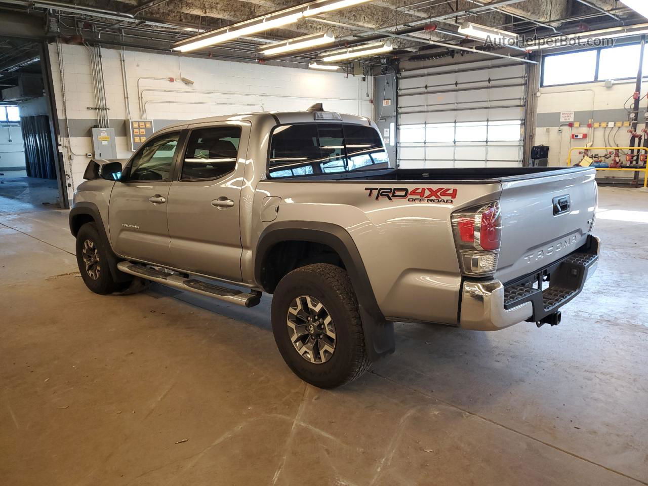 2021 Toyota Tacoma Double Cab Gray vin: 3TMCZ5AN0MM430091