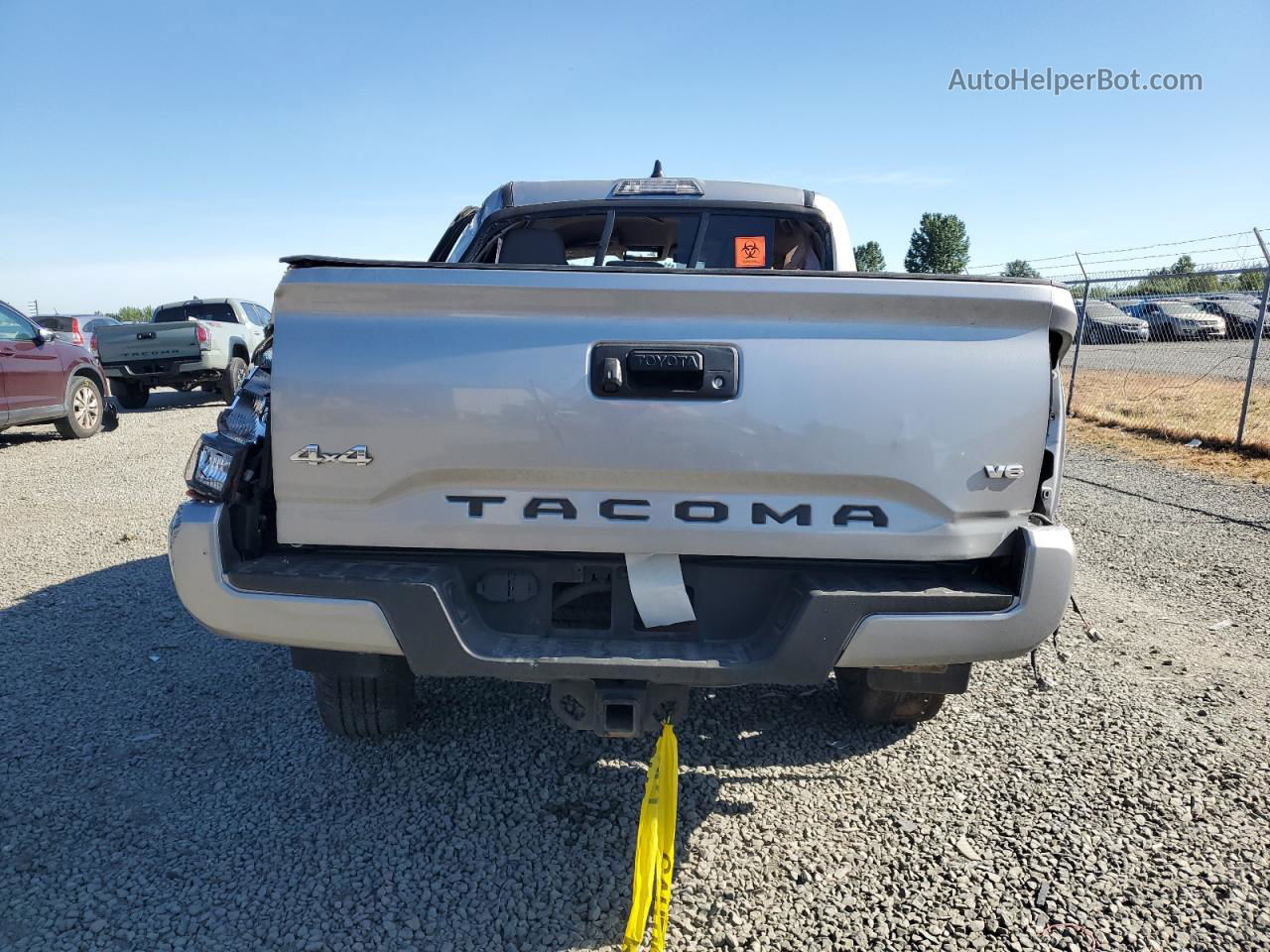 2021 Toyota Tacoma Double Cab Silver vin: 3TMCZ5AN0MM431936