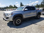 2021 Toyota Tacoma Double Cab Серебряный vin: 3TMCZ5AN0MM434576