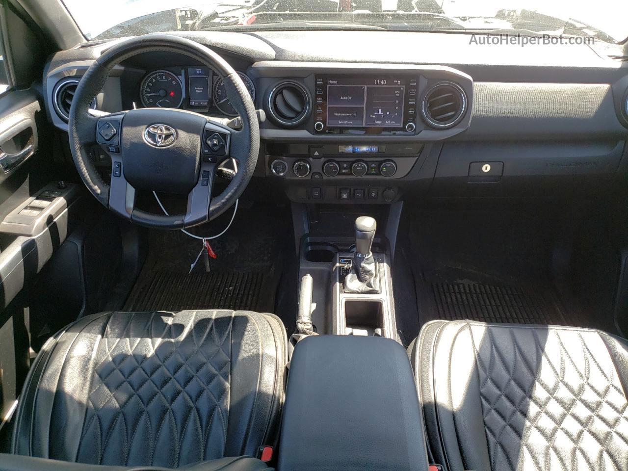 2021 Toyota Tacoma Double Cab Серебряный vin: 3TMCZ5AN0MM434576