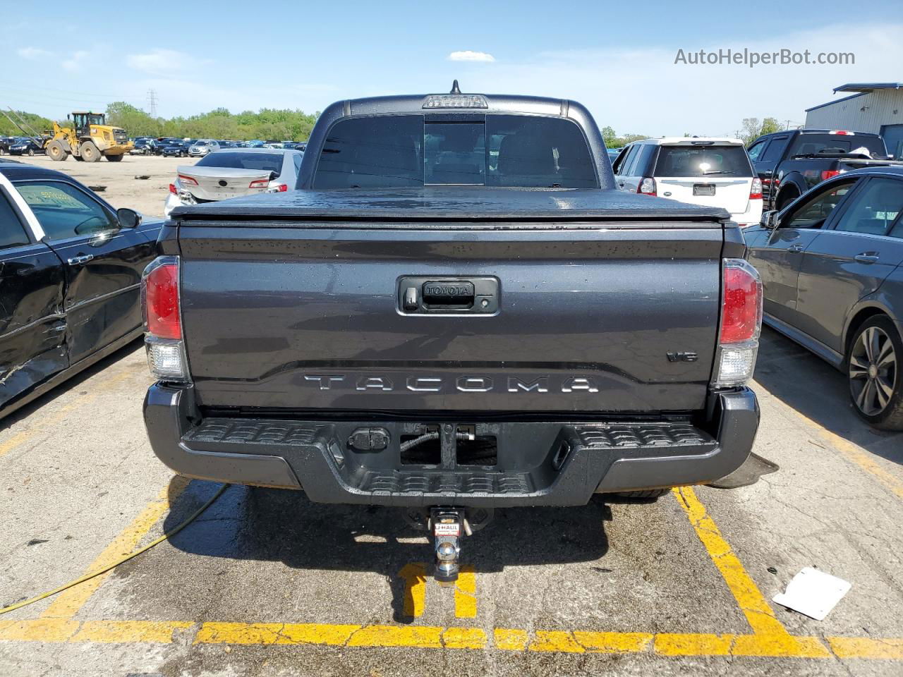 2021 Toyota Tacoma Double Cab Gray vin: 3TMCZ5AN0MM449076