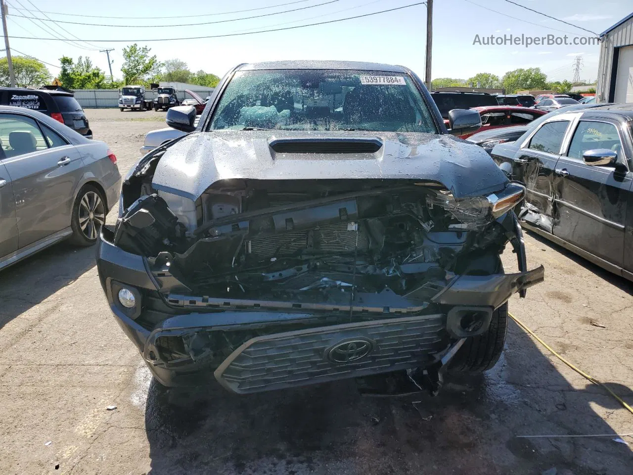 2021 Toyota Tacoma Double Cab Gray vin: 3TMCZ5AN0MM449076