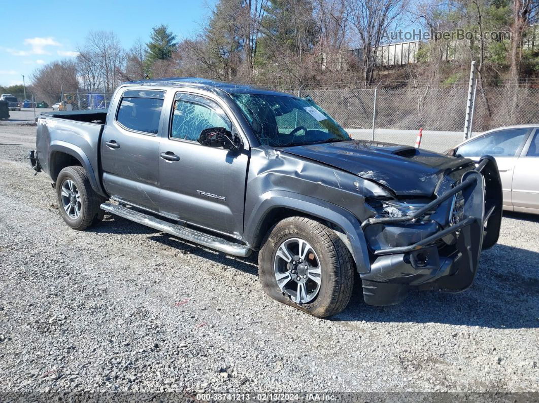 2017 Toyota Tacoma Trd Sport Gray vin: 3TMCZ5AN1HM062039