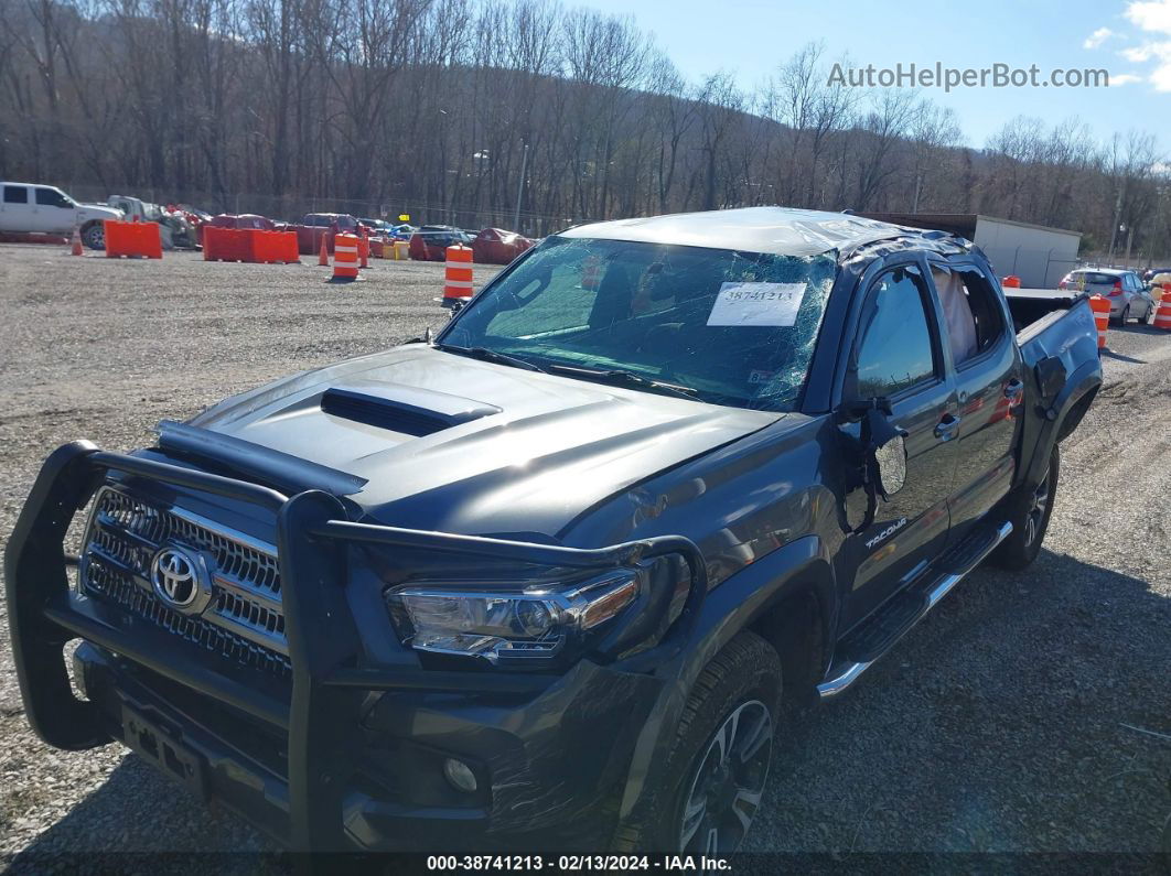 2017 Toyota Tacoma Trd Sport Gray vin: 3TMCZ5AN1HM062039