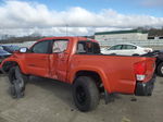 2017 Toyota Tacoma Double Cab Orange vin: 3TMCZ5AN1HM073073