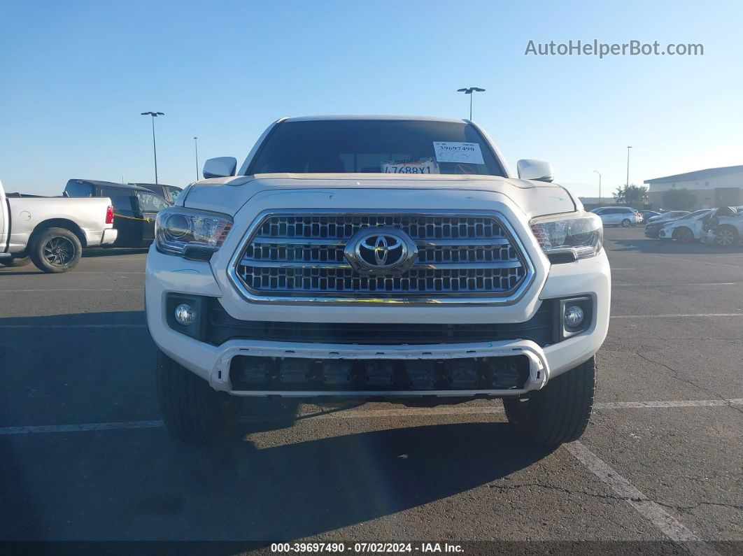 2017 Toyota Tacoma Trd Off Road White vin: 3TMCZ5AN1HM105326