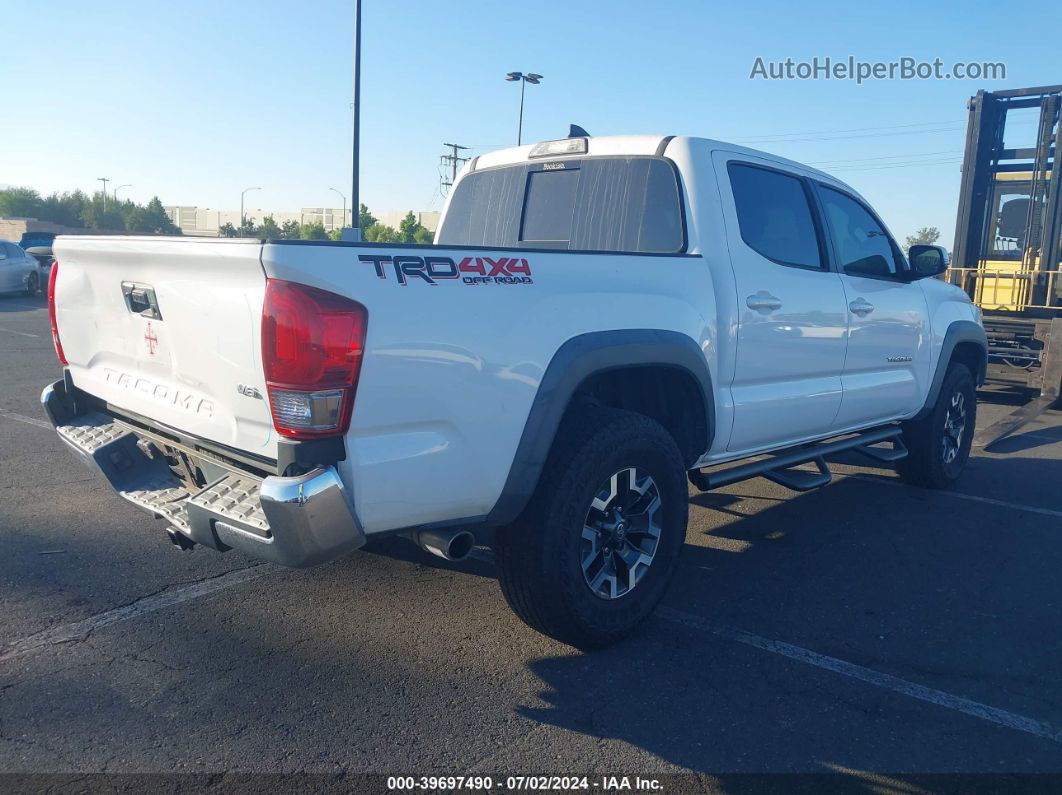 2017 Toyota Tacoma Trd Off Road White vin: 3TMCZ5AN1HM105326