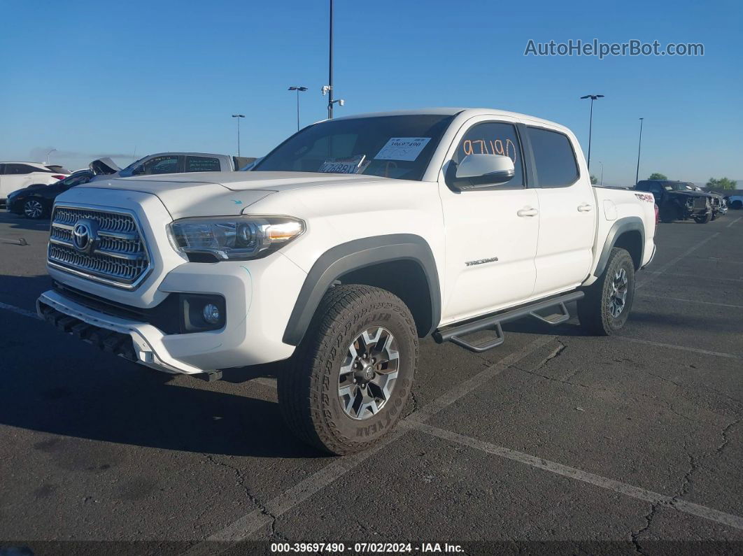 2017 Toyota Tacoma Trd Off Road White vin: 3TMCZ5AN1HM105326