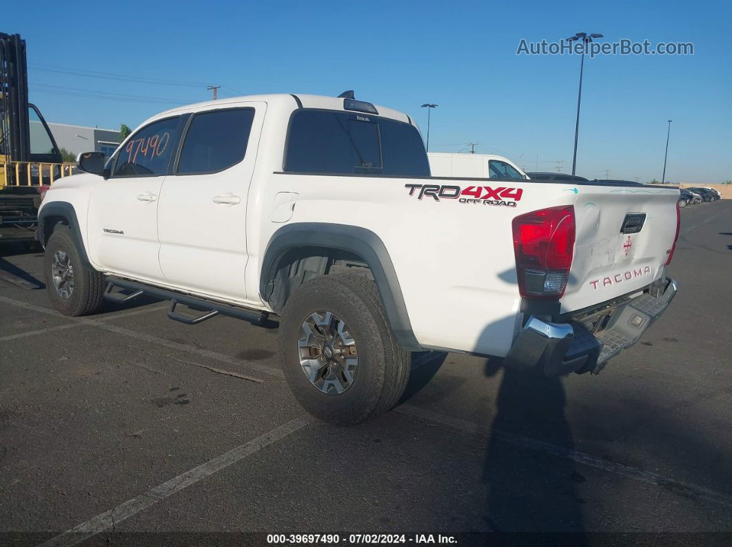 2017 Toyota Tacoma Trd Off Road White vin: 3TMCZ5AN1HM105326