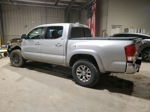 2017 Toyota Tacoma Double Cab Серебряный vin: 3TMCZ5AN1HM118397