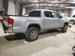 2017 Toyota Tacoma Double Cab Silver vin: 3TMCZ5AN1HM118397