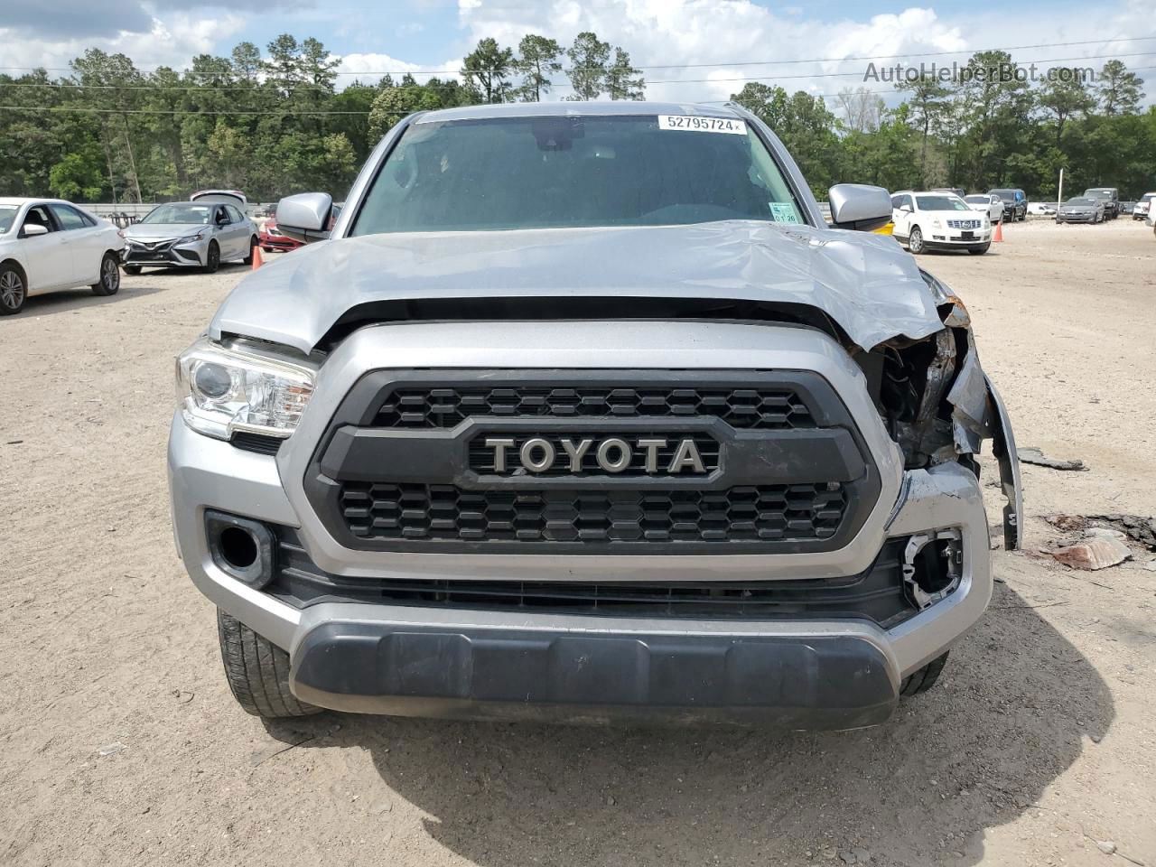 2019 Toyota Tacoma Double Cab Silver vin: 3TMCZ5AN1KM192751