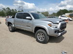 2019 Toyota Tacoma Double Cab Серебряный vin: 3TMCZ5AN1KM192751