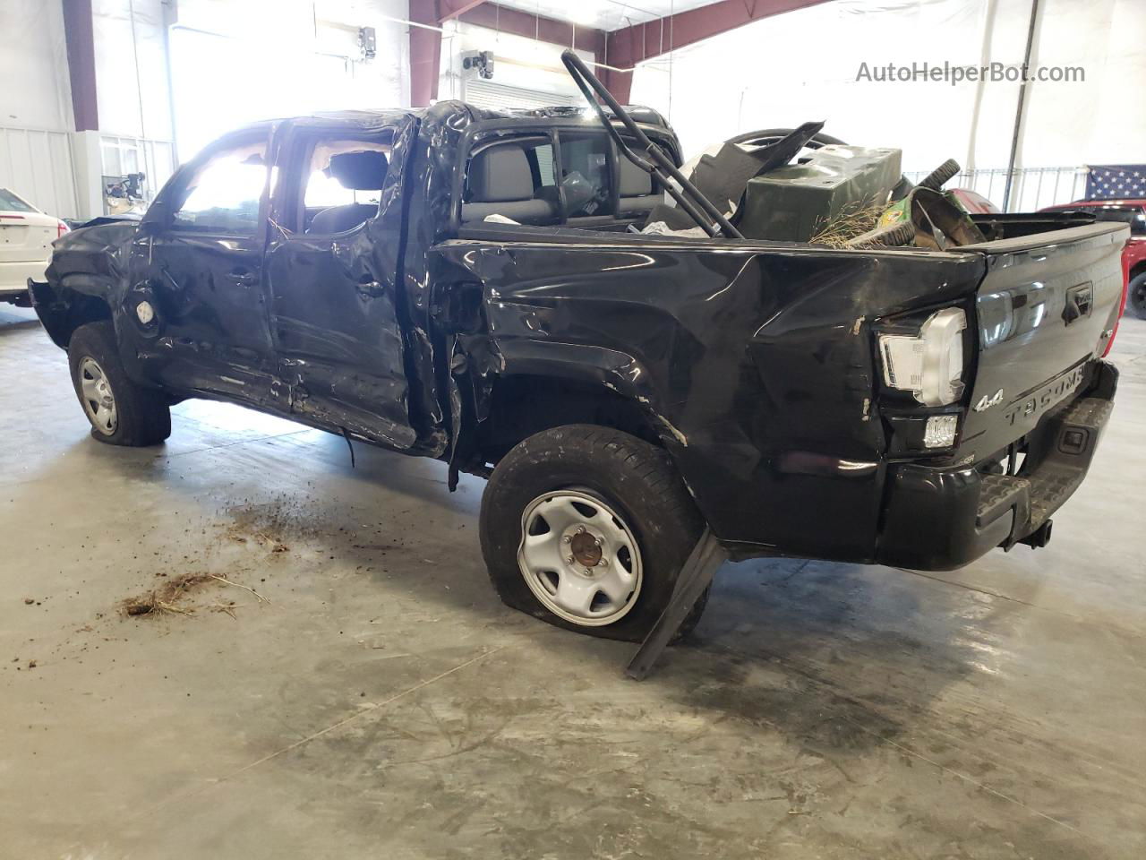 2019 Toyota Tacoma Double Cab Black vin: 3TMCZ5AN1KM232133