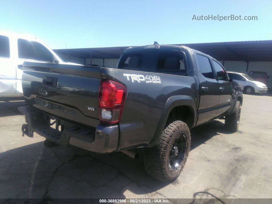 2019 Toyota Tacoma 4wd Sr/sr5/trd Sport Gray vin: 3TMCZ5AN1KM256822