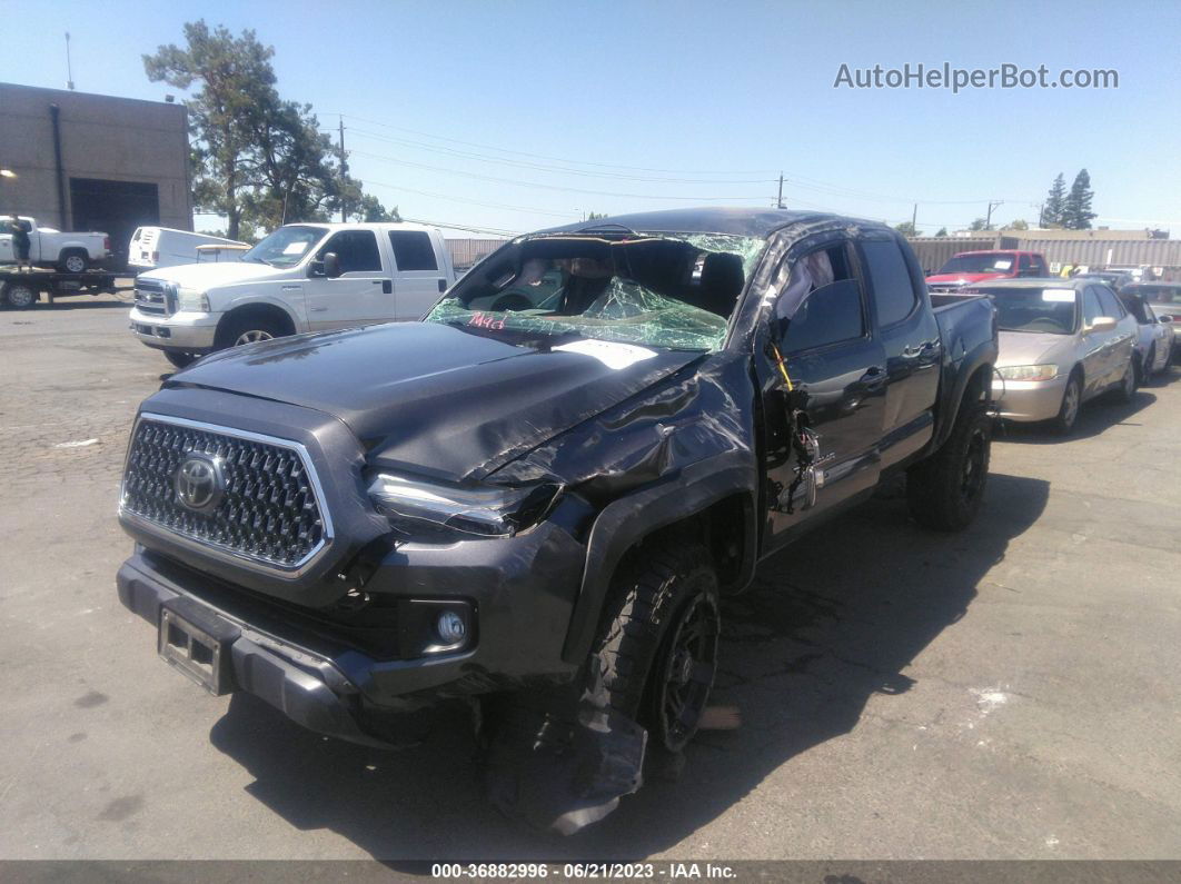 2019 Toyota Tacoma 4wd Sr/sr5/trd Sport Gray vin: 3TMCZ5AN1KM256822