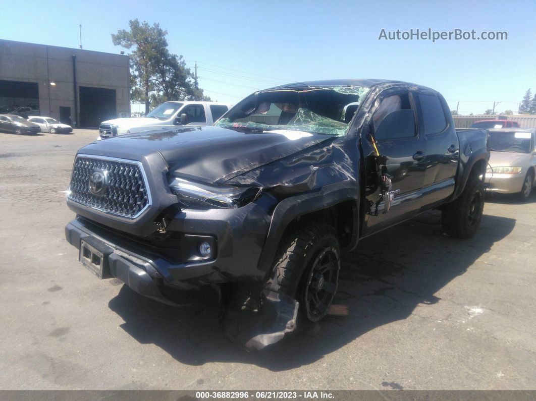 2019 Toyota Tacoma 4wd Sr/sr5/trd Sport Gray vin: 3TMCZ5AN1KM256822