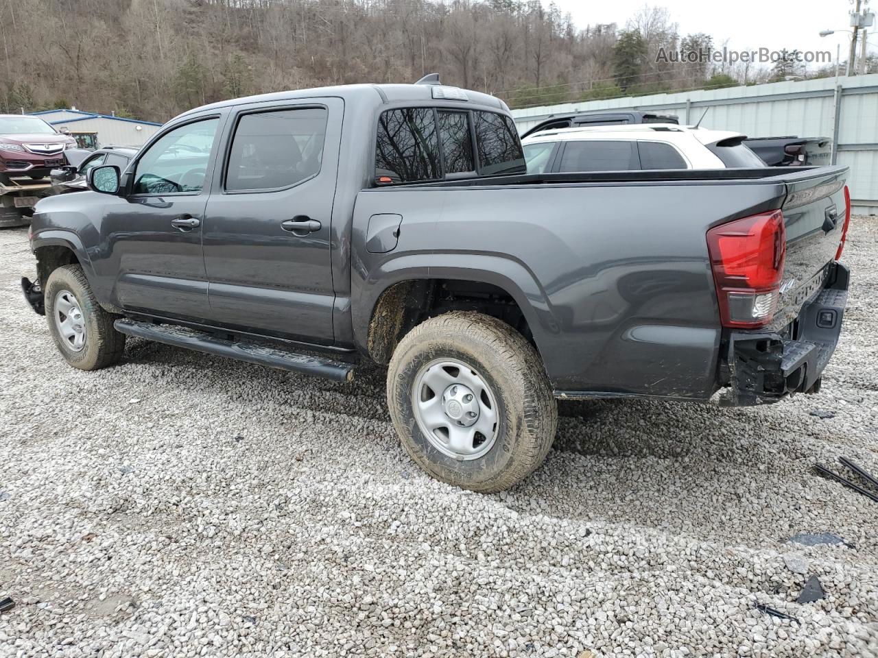 2019 Toyota Tacoma Double Cab Gray vin: 3TMCZ5AN1KM276861