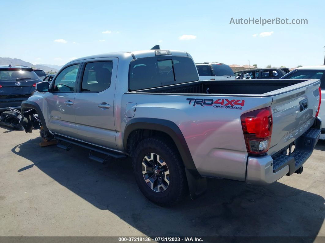 2019 Toyota Tacoma 4wd Sr/sr5/trd Sport Silver vin: 3TMCZ5AN1KM287049