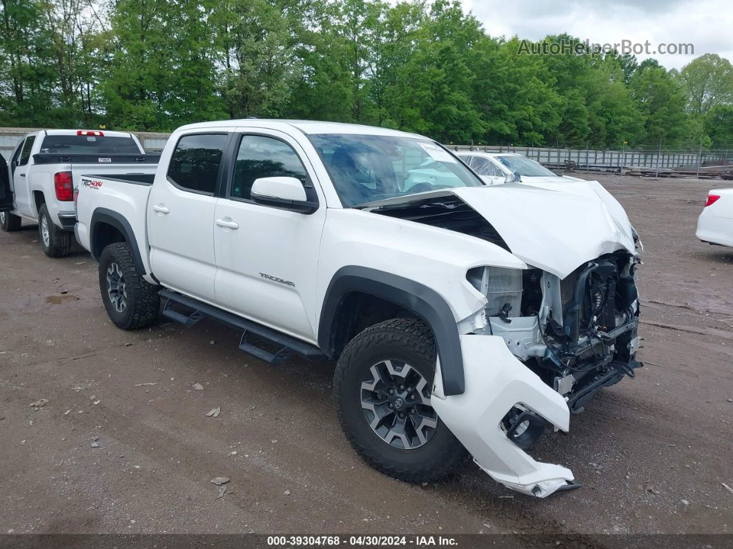 2020 Toyota Tacoma Trd Off-road White vin: 3TMCZ5AN1LM315529