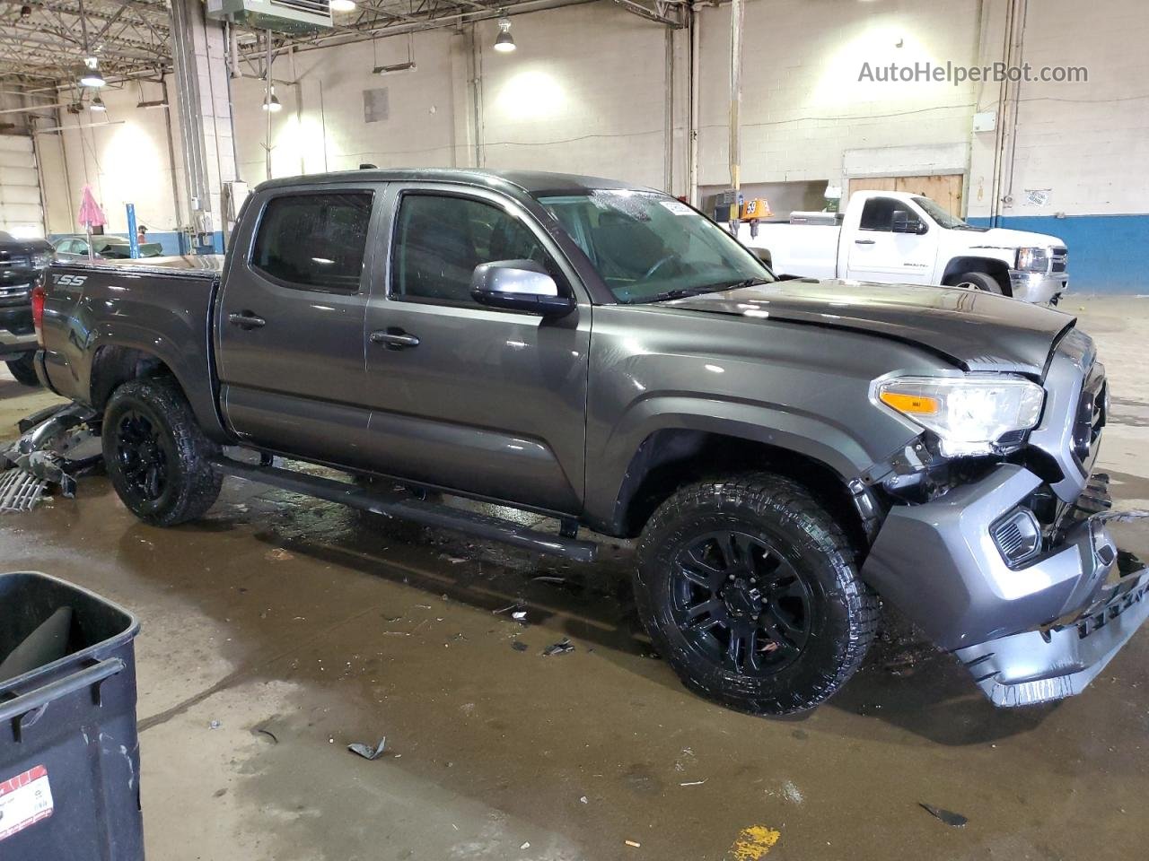 2020 Toyota Tacoma Double Cab Gray vin: 3TMCZ5AN1LM321234