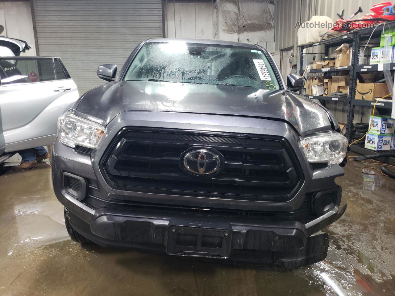 2021 Toyota Tacoma Double Cab Charcoal vin: 3TMCZ5AN1MM378826