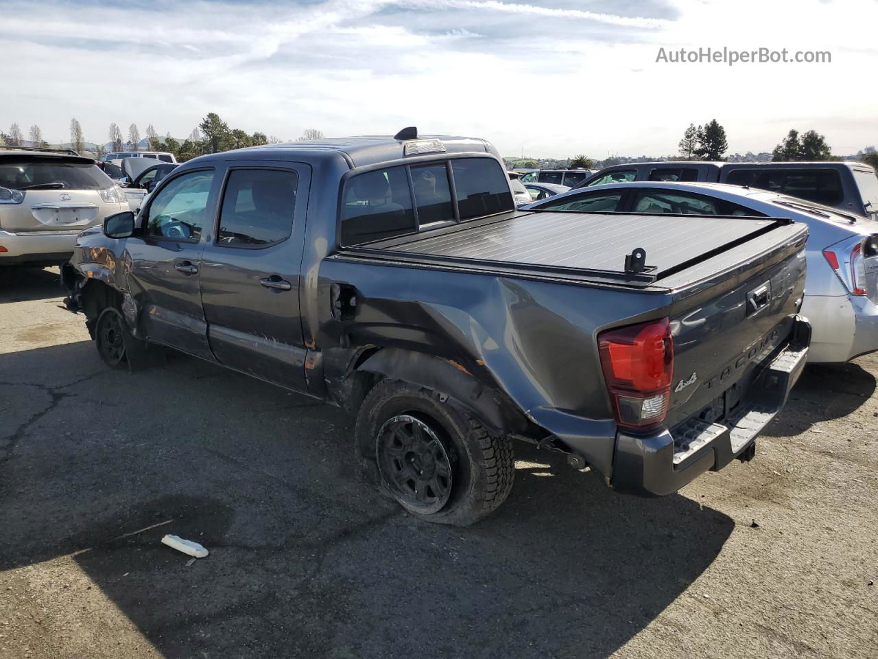 2021 Toyota Tacoma Double Cab Серый vin: 3TMCZ5AN1MM395397