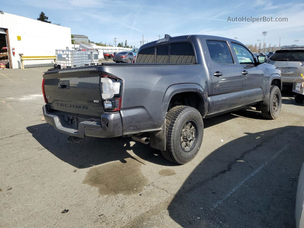 2021 Toyota Tacoma Double Cab Серый vin: 3TMCZ5AN1MM395397