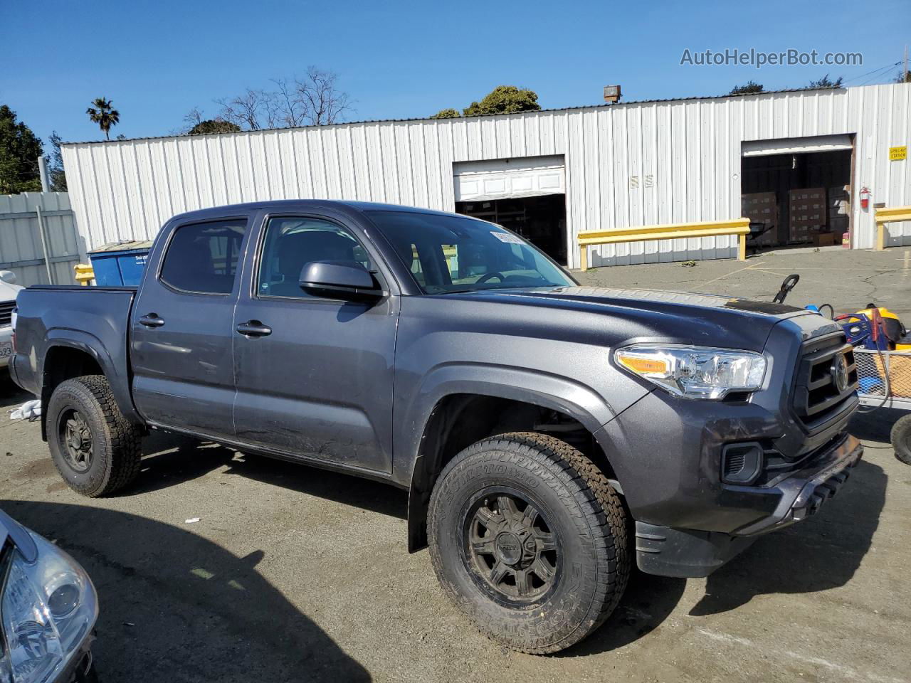 2021 Toyota Tacoma Double Cab Серый vin: 3TMCZ5AN1MM395397