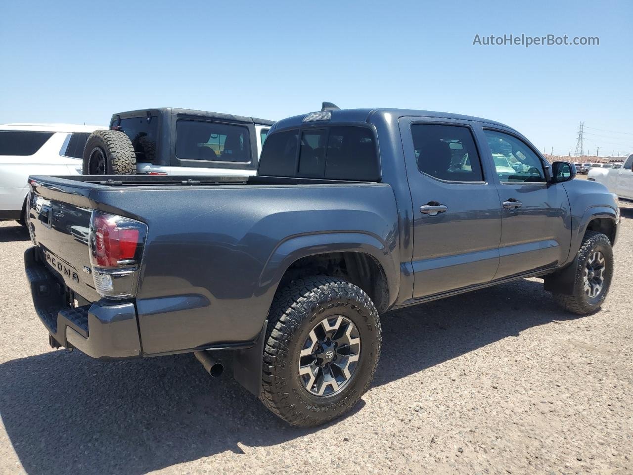 2021 Toyota Tacoma Double Cab Gray vin: 3TMCZ5AN1MM395397