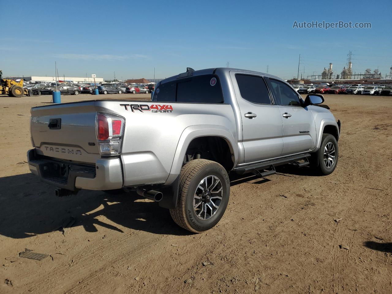 2021 Toyota Tacoma Double Cab Silver vin: 3TMCZ5AN1MM400954