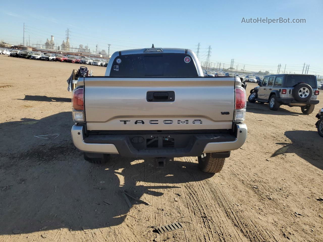 2021 Toyota Tacoma Double Cab Silver vin: 3TMCZ5AN1MM400954