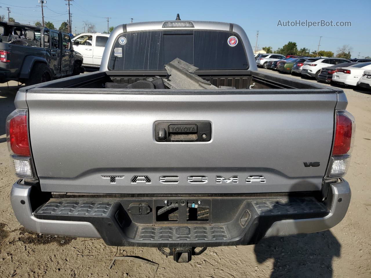 2021 Toyota Tacoma Double Cab Silver vin: 3TMCZ5AN1MM400954