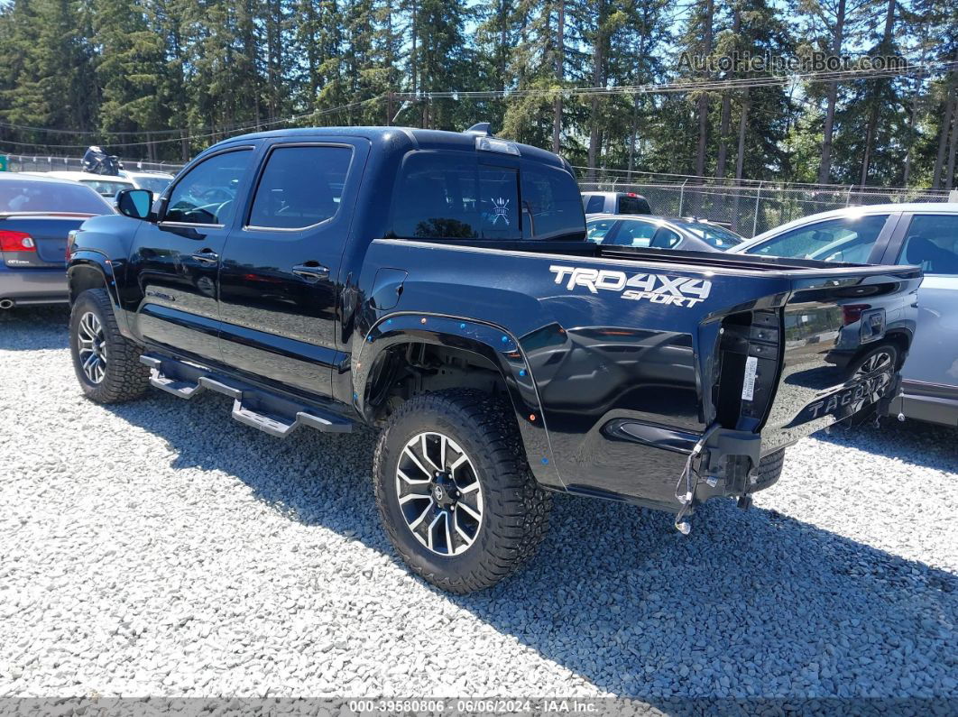 2021 Toyota Tacoma Trd Sport Черный vin: 3TMCZ5AN1MM427071