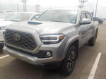 2021 Toyota Tacoma 4wd Sr/sr5/trd Sport Silver vin: 3TMCZ5AN1MM432237