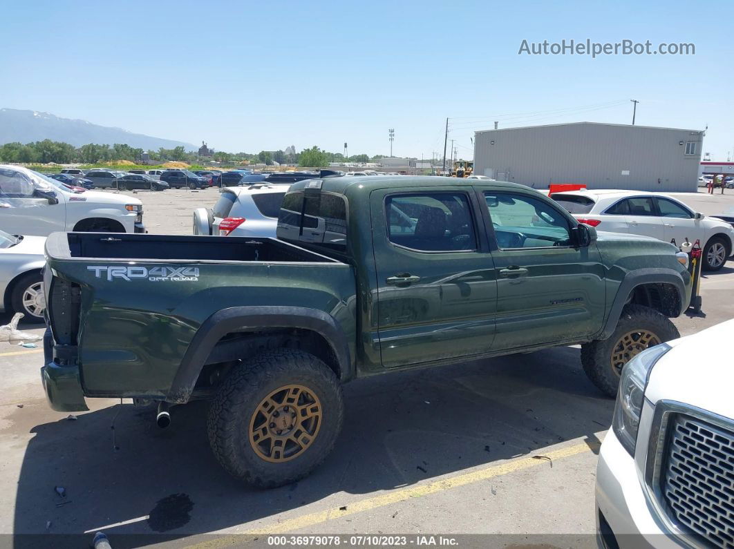 2021 Toyota Tacoma 4wd Sr/sr5/trd Sport Green vin: 3TMCZ5AN1MM444503