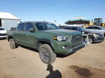 2021 Toyota Tacoma Double Cab Зеленый vin: 3TMCZ5AN1MM444808