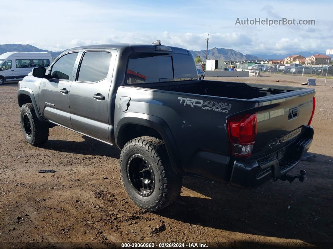 2017 Toyota Tacoma Dbl Cab/sr/trdspt/or/pro Black vin: 3TMCZ5AN2HM043905