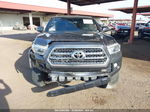 2017 Toyota Tacoma Dbl Cab/sr/trdspt/or/pro Черный vin: 3TMCZ5AN2HM043905