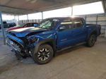 2017 Toyota Tacoma Double Cab Blue vin: 3TMCZ5AN2HM083997