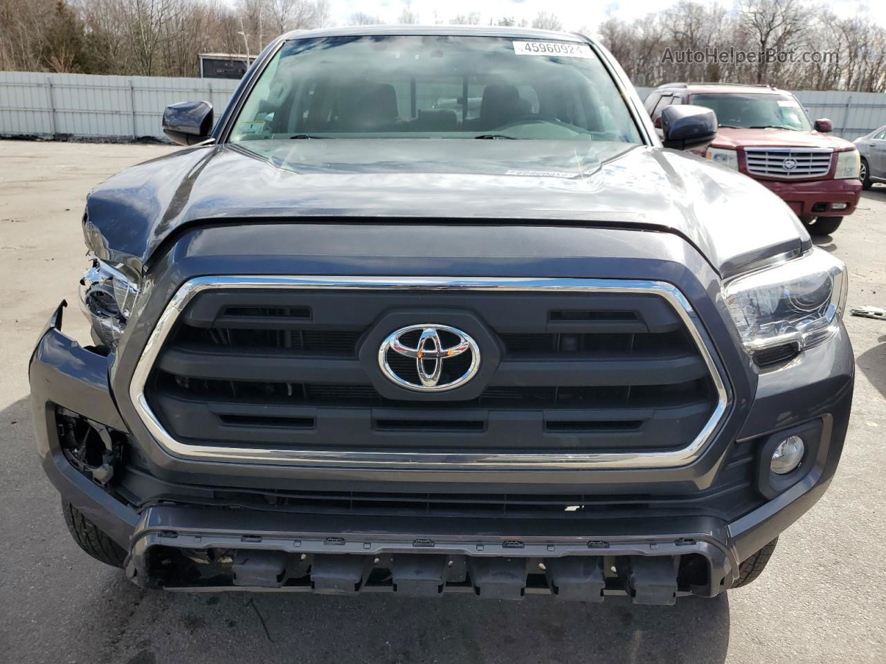 2017 Toyota Tacoma Double Cab Серый vin: 3TMCZ5AN2HM088357