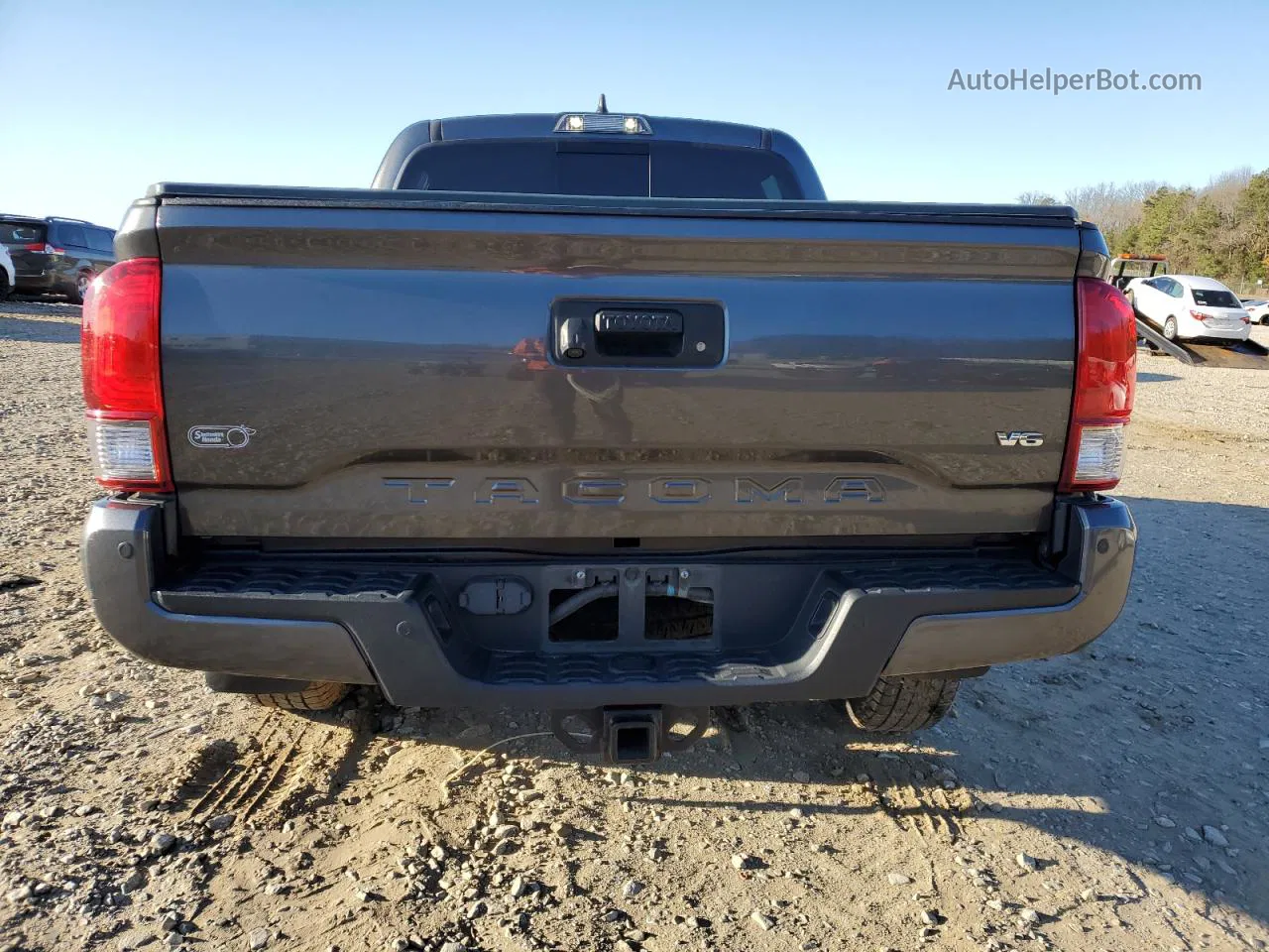 2017 Toyota Tacoma Double Cab Gray vin: 3TMCZ5AN2HM091615