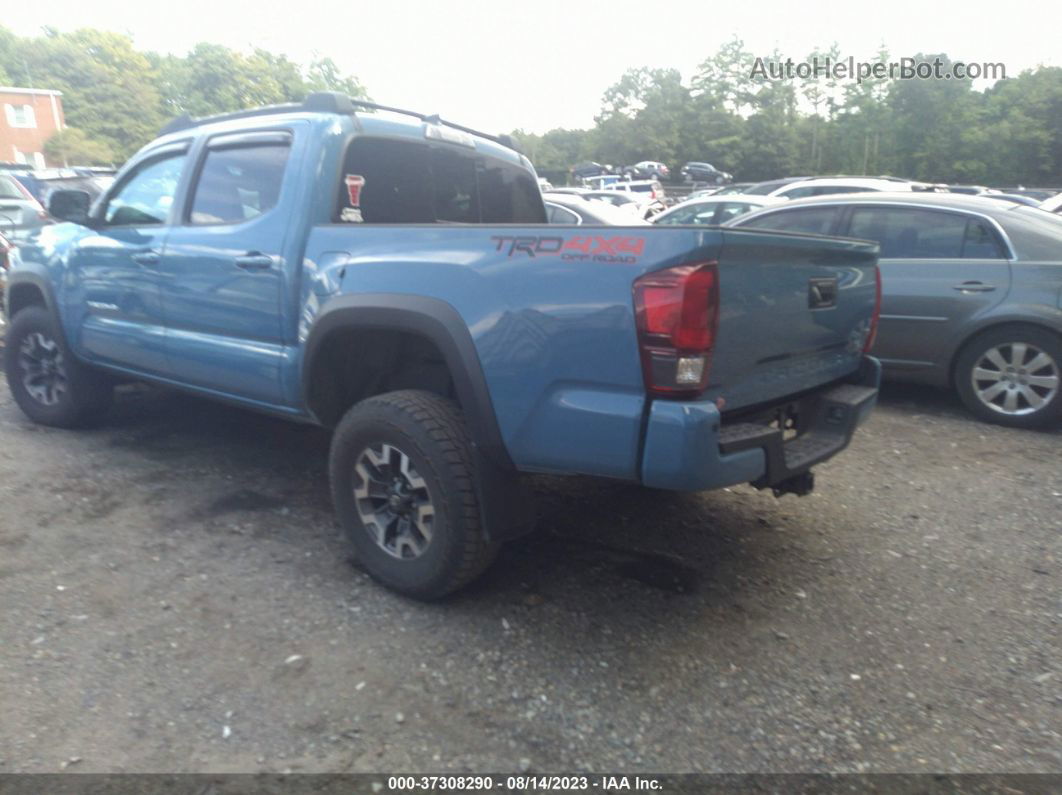 2019 Toyota Tacoma 4wd Sr/sr5/trd Sport Blue vin: 3TMCZ5AN2KM205197